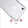 Anti shock slicone back cover voor iphone 7/8/SE Transparent