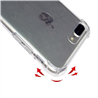 Anti shock slicone back cover voor iphone 7/8 plus doorzichtig