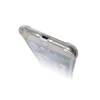 Anti shock slicone back cover voor iphone 7/8 plus Transparent