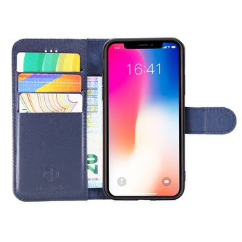 Super Wallet Case iPhone 6S Donker Blauw