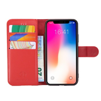 Super Wallet Case Samsung A8 (2018) Rood