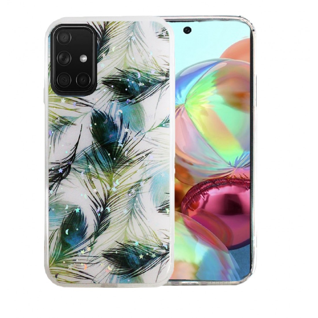 Samsung Galaxy A51 silicone 3 Back cover Telefoonhoesje
