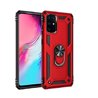 Samsung Galaxy A71 Plastic Red Back Cover - Solid ring