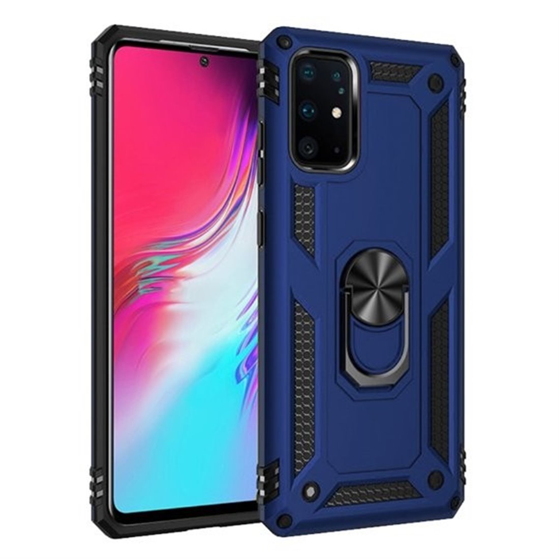 Huawei Huawei P 40 Plastic Blue Back Cover - Solid ring