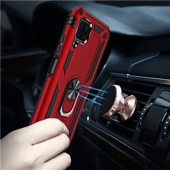 Huawei Huawei P 40 lite Plastic Red Back Cover - Solid ring