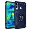 Samsung Galaxy A60 Plastic Blue Back Cover - Solid ring