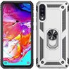 Samsung Galaxy A50 Plastic Silver Back Cover - Solid ring