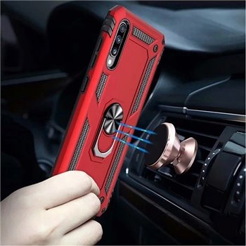 Samsung Galaxy A50 Plastic Red Back Cover - Solid ring