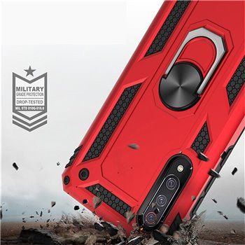 Samsung Galaxy A30S Plastic Red Back Cover - Solid ring