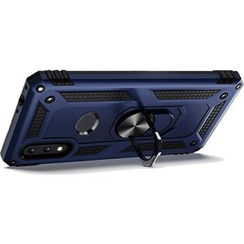 Samsung Galaxy A30 Kunststof Blauw Back Cover Telefoonhoesje - Stevige ring