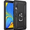 Samsung Galaxy M20 Plastic Black Back Cover - Solid ring