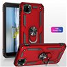 Huawei Huawei Y5P 2020 Plastic Red Back Cover - Solid ring