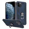 Apple iPhone 11 pro max Plastic Blue Back Cover - Solid ring