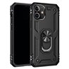 Apple iPhone 11 Plastic Black Back Cover - Solid ring