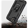 Apple iPhone 11 Plastic Black Back Cover - Solid ring