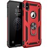 Apple iPhone X/XS Plastic Red Back Cover - Solid ring