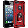 Apple iPhone 7/8/SE 2020 Plastic Red Back Cover - Solid ring