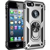 Apple iPhone 5S/5SE Plastic Silver Back Cover - Solid ring