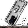 Samsung Galaxy S20 Ultra Plastic Silver Back Cover - Solid ring