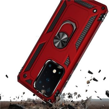 Samsung Galaxy S20 Ultra Plastic Red Back Cover - Solid ring