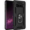 Samsung Galaxy S10 Plus Plastic Black Back Cover - Solid ring