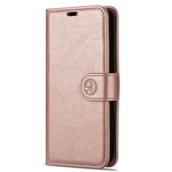 Samsung Galaxy S21 Plus Leatherette Rose Gold Book Case - L