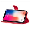Samsung Galaxy A72 Leatherette Red Book Case - L