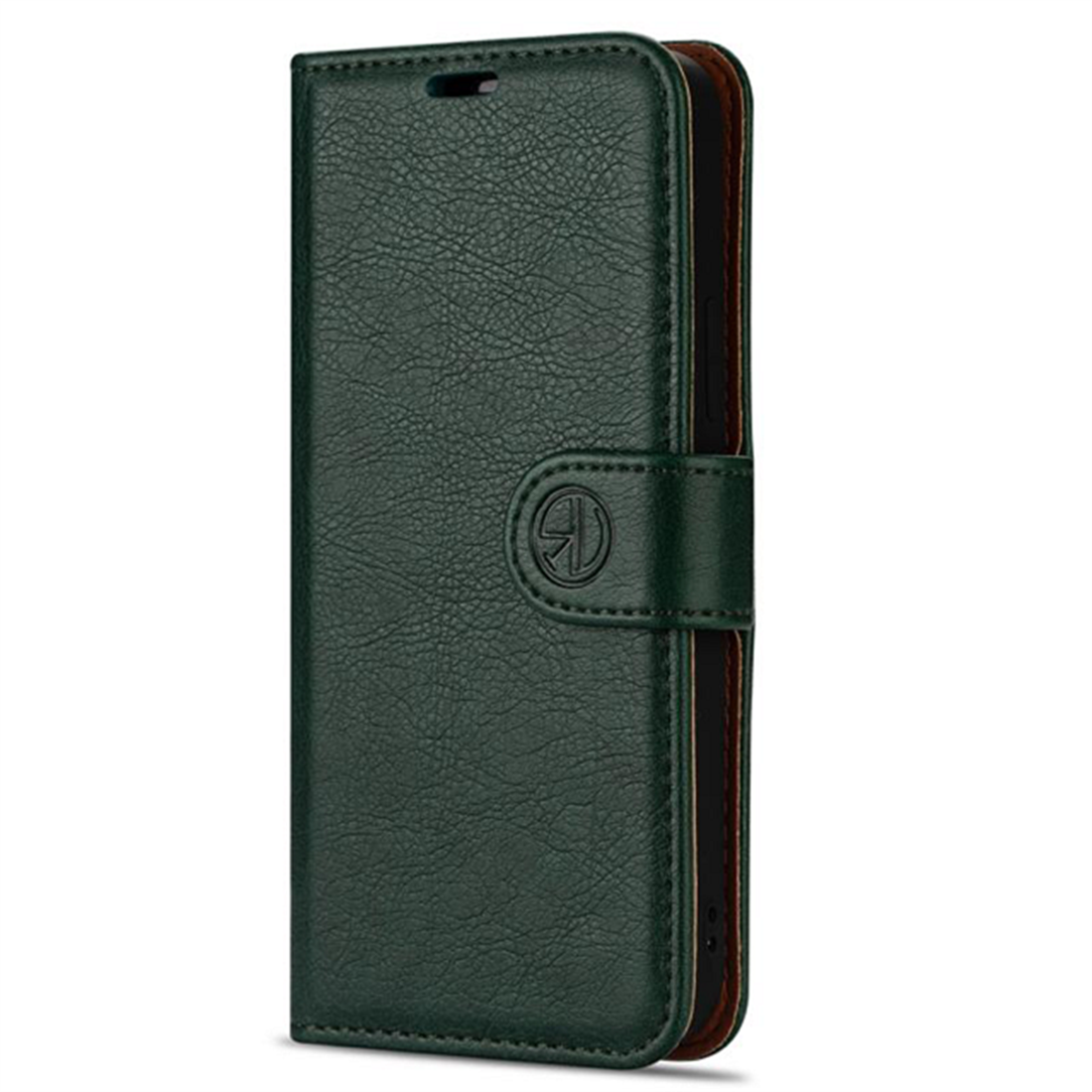 Samsung Galaxy A72 Leatherette Green Book Case - L