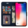 Samsung Galaxy A12 Leatherette Blue Book Case - L