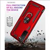Samsung Galaxy S21 hard tpu Red Back Cover - Solid ring