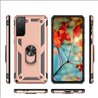 Samsung Galaxy S21 hard tpu Rose Gold Back Cover - Solid ring