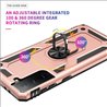 Samsung Galaxy S21 hard tpu Rose Gold Back Cover - Solid ring