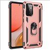 Samsung Galaxy A72 hard tpu Rose Gold Back Cover - Solid ring