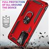 Samsung Galaxy A02S hard tpu Red Back Cover - Solid ring