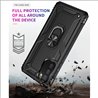 Samsung Galaxy A02S hard tpu Black Back Cover - Solid ring