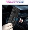 Samsung Galaxy A02S hard tpu Black Back Cover - Solid ring
