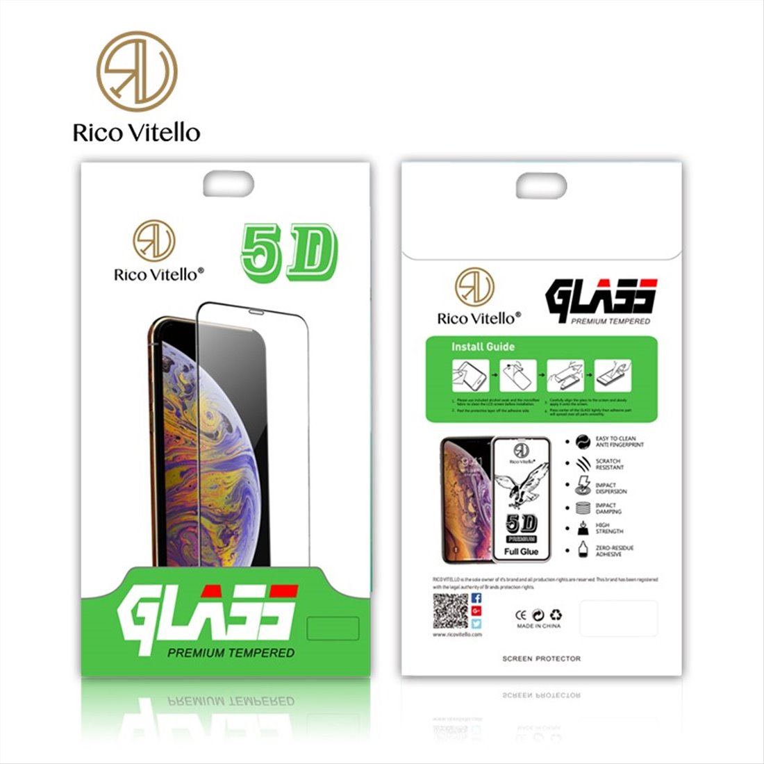 Samsung Galaxy A32 5g glass Black Smartphone screen protector - 5D