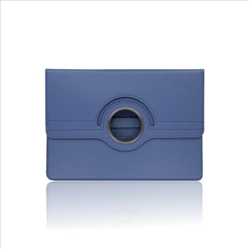 Apple iPad pro 12.9 (2020) Leatherette Dark blue Book Case Tablet - rotatable