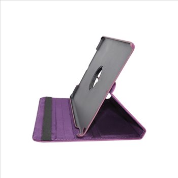 Apple iPad pro 12.9 (2020) Leatherette Purple Book Case Tablet - rotatable