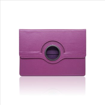 Apple iPad 2/3/4 artificial leather Purple Book Case Tablet