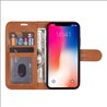 Apple iPhone 11 Leatherette Brown Book Case Smartphone Case - L