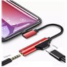 Lightning to audio jack and charger
