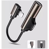 Lightning naar audiojack en oplader 2 in 1
