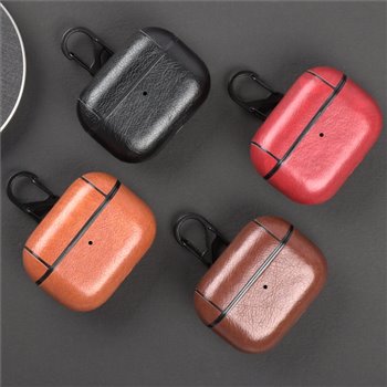 AirPods pro hoesje hardcover Donkerbruin