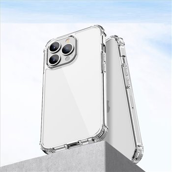 Apple iPhone 13 pro max silicone Doorzichtig Anti shock Back cover Telefoonhoesje