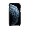 Apple iPhone 11 pro silicone rand zwart doorzichtig back cover Telefoonhoesje