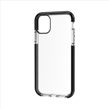 Apple iPhone 11 silicone side black transparent Back Cover Smartphone Case