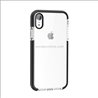 Apple iPhone XR silicone rand zwart doorzichtig back cover Telefoonhoesje