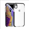 Apple iPhone XR silicone side black transparent Back Cover Smartphone Case