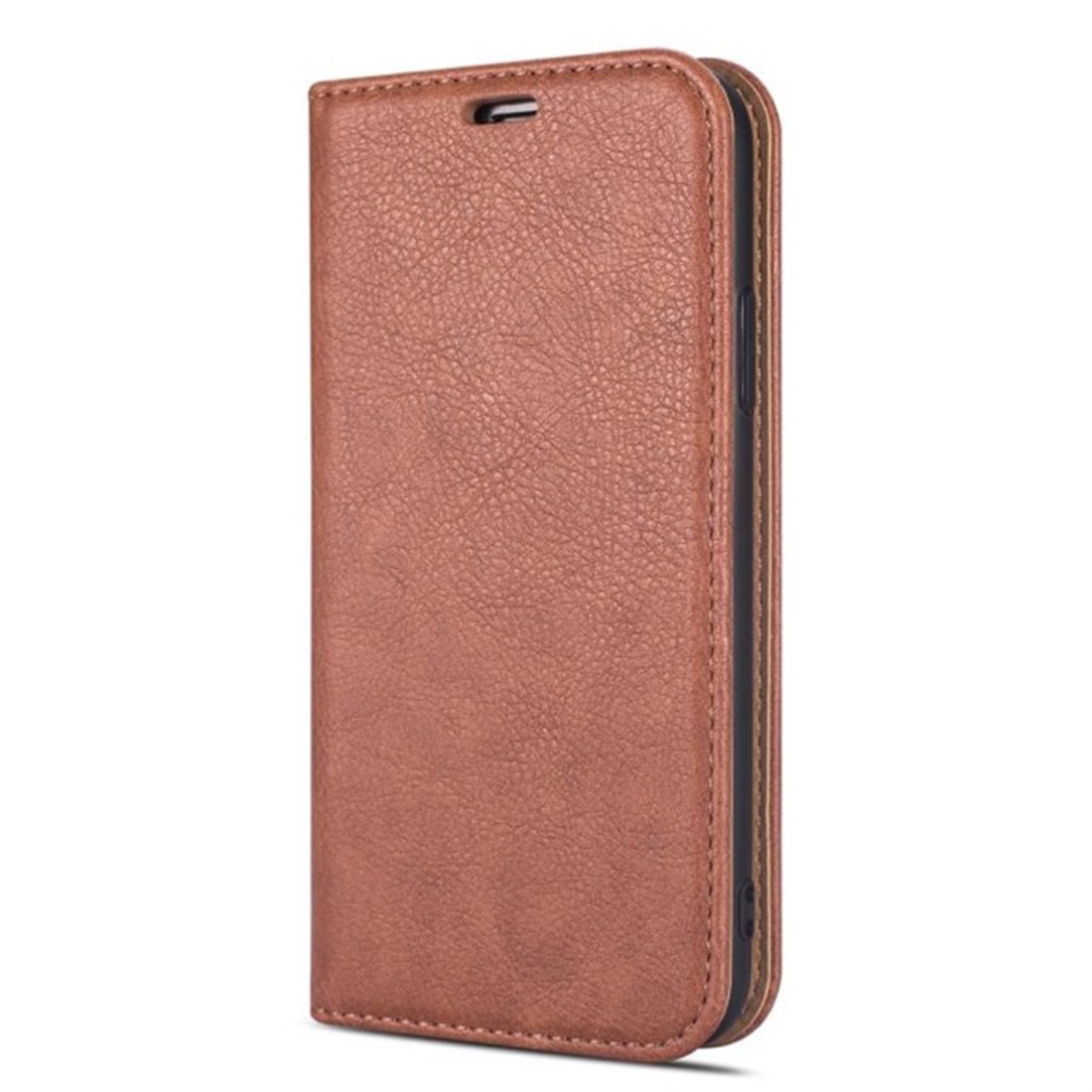 Magnetic Book case iphone Xs Max brown
